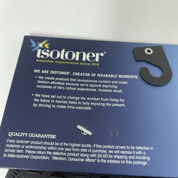 Isotoner Microsuede Heidi Hoodback Comfort Slippers Ash Gray Size S 6.5 to 7 NWT - Picture 10 of 11